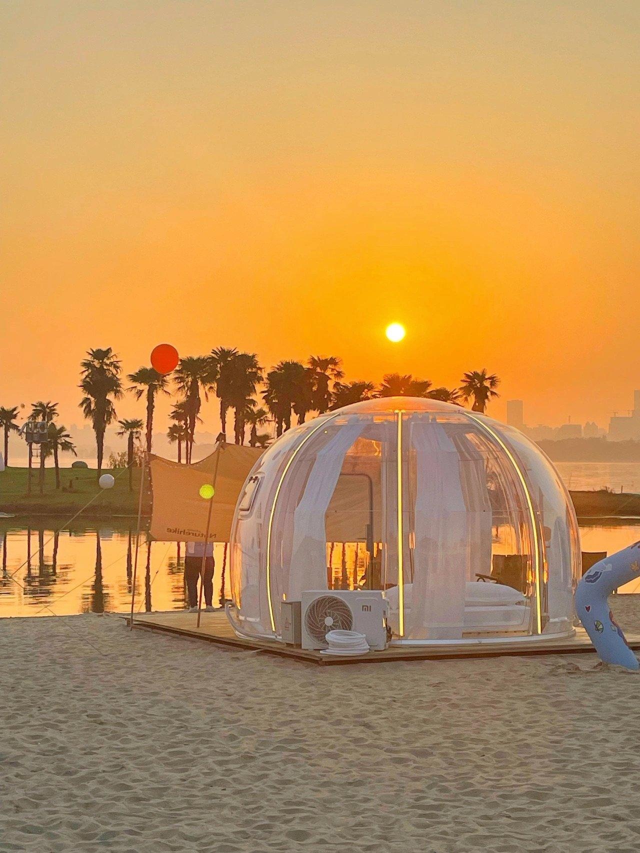 Cort plexiglas Ecogreen Dreamglamping
