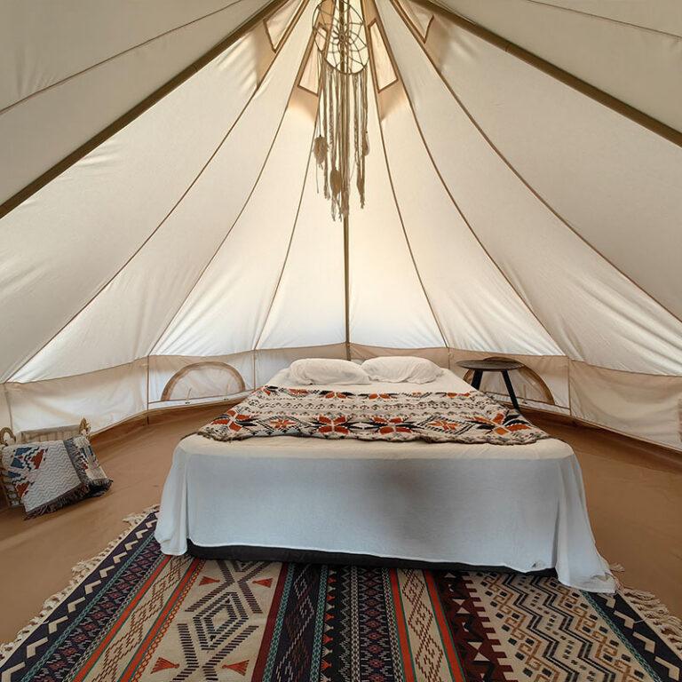 Cort glamping Ekobell OX4 12mp fara stalp central
