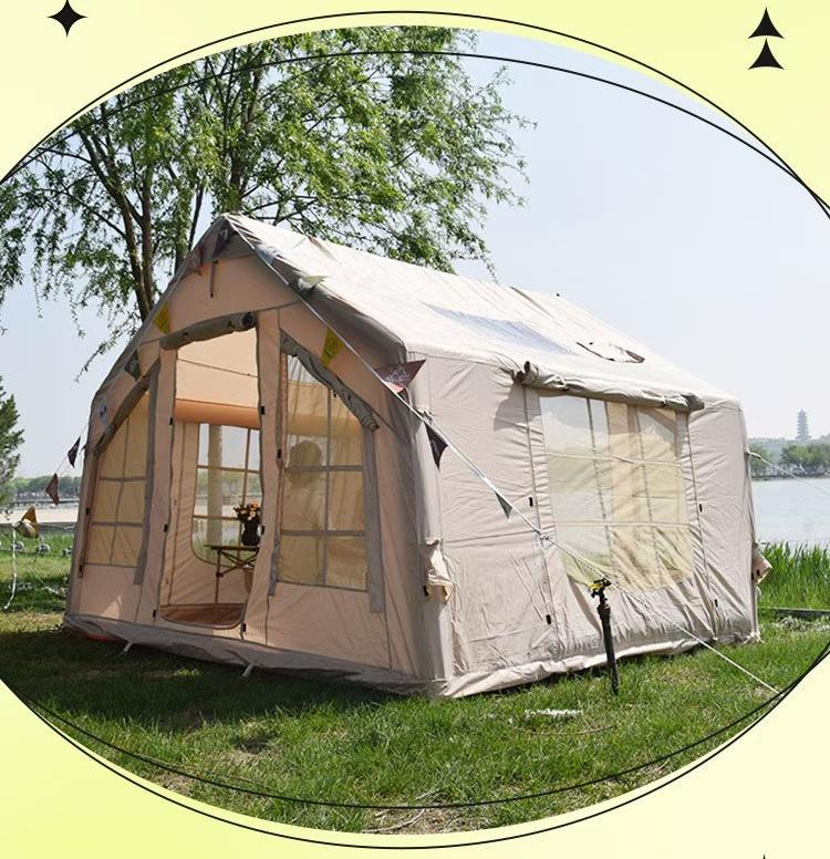 Cort gonflabil PROFESIONAL, camping, pescuit, aventura, 14 mp